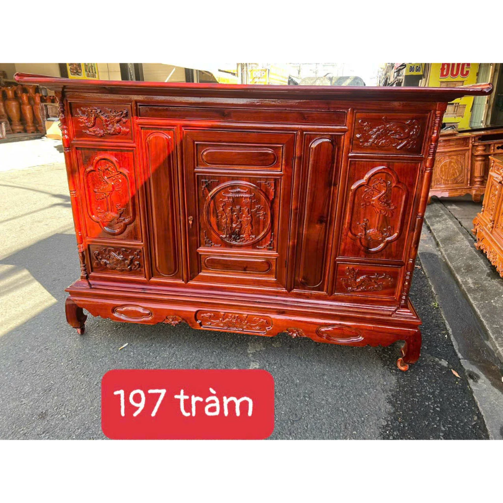 Tủ thờ Tràm 4 chân PLT 164